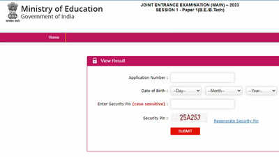 JEE Main Result OUT! NTA JEE Main Session 1 Result 2023 declared on jeemain.nta.nic.in, here's direct link to download