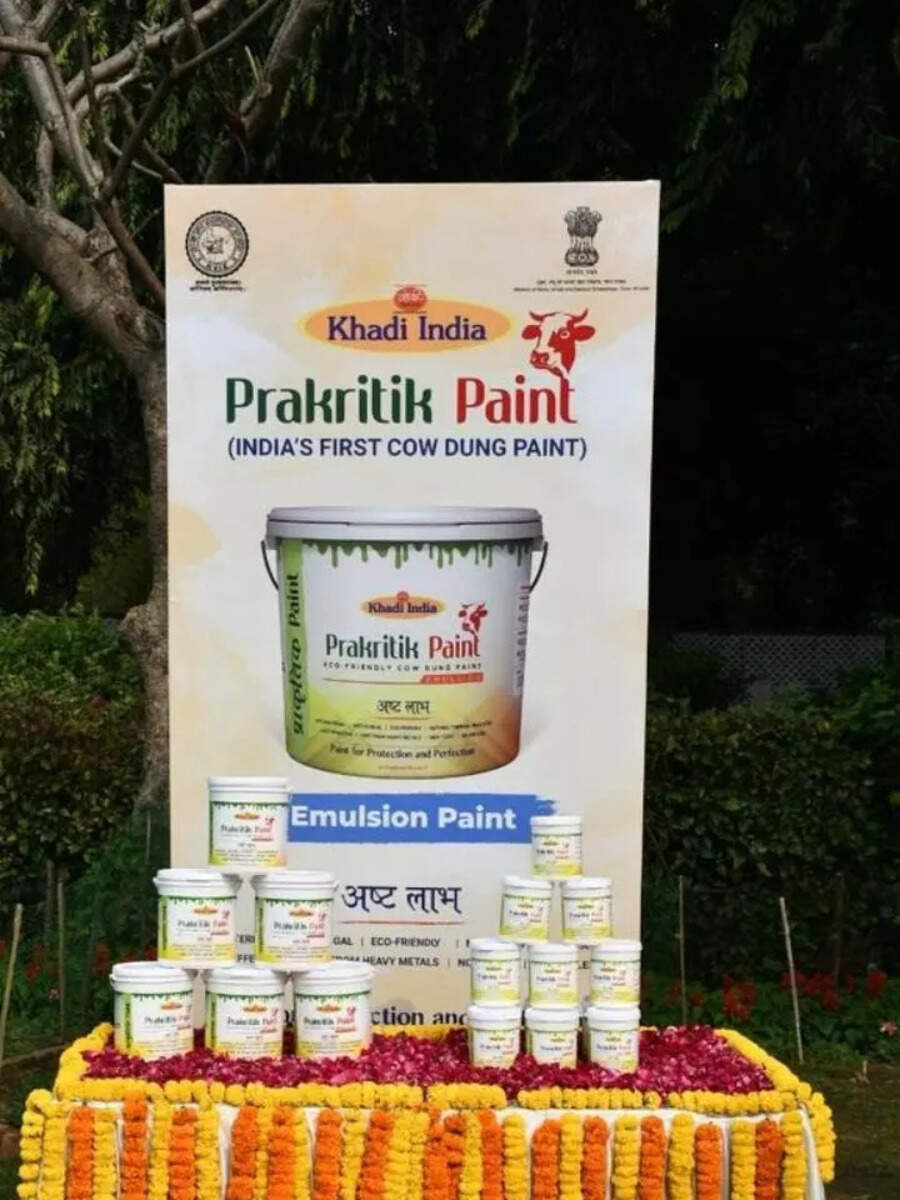 Colouring the future, cow dung paint! Times of India