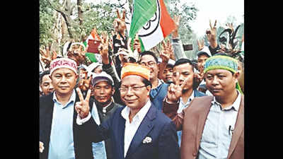 Meghalaya assembly polls 2023: Mukul Sangma, speaker file nominations