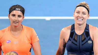 Sania Mirza and partner Bethanie Mattek-Sands crash out of Abu Dhabi Open
