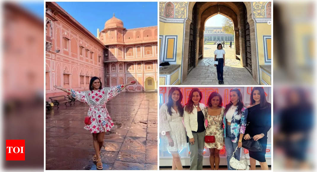 Mindy Kaling tours Jodhpur and meets Bollywood Wives; fans ask ‘on holiday or scouting’ for movie with Priyanka Chopra | English Movie News