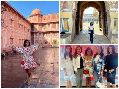 Mindy Kaling meets Bollywood wives in Jodhpur