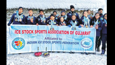 Tribal woman wins bronze at national ice stock competition