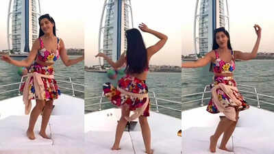 Nora Fatehi's BOLD belly dancing video on a yacht gets TROLLED brutally: 'Sukesh ke paise kisss tarah udaa rahe hai ye ladki'