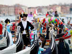 Annual Venice carnival, in Venice