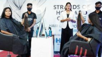 250 donate hair for cancer patients in Nagpur