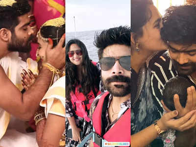 LV Revanth celebrates first wedding anniversary with wife Anvitha in Maldives; couple shares a mushy video on the occasion