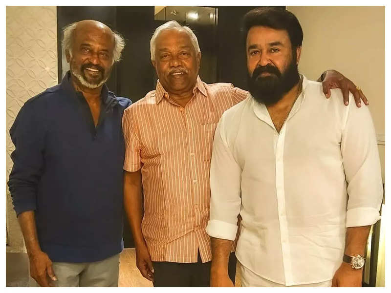 Mohanlal’s latest pic with Rajinikanth goes viral!