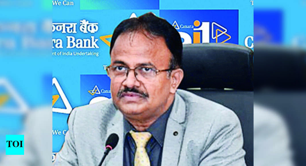 Satyanarayana Raju To Head Canara Bank Bengaluru News Times of India