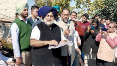 Eyes on Lok Sabha bypoll, Sukhbir Singh Badal visits Akalis in Jalandhar seat