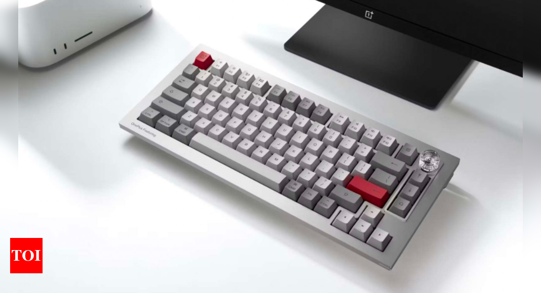 OnePlus Featuring Keyboard 81 Pro launched with aluminium build and hot-swappable keycaps – Times of India