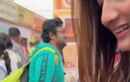 Tridha Choudhury buys books at the 46 th Kolkata Book Fair