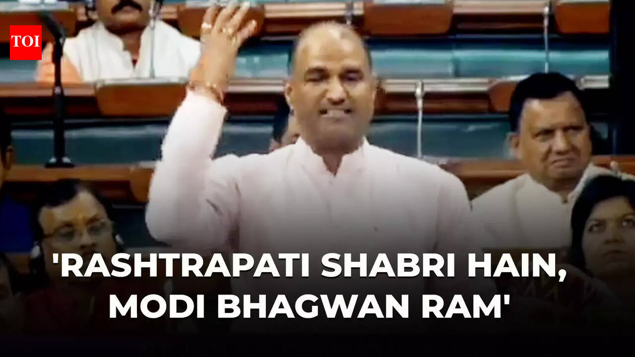 Rashtrapati shabri: 'Rashtrapati Shabri hain aur Modi Bhagwan Ram,' BJP politician C P Joshi sparks controversy