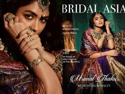 Mrunal Thakur's bridal look is breaking the internet