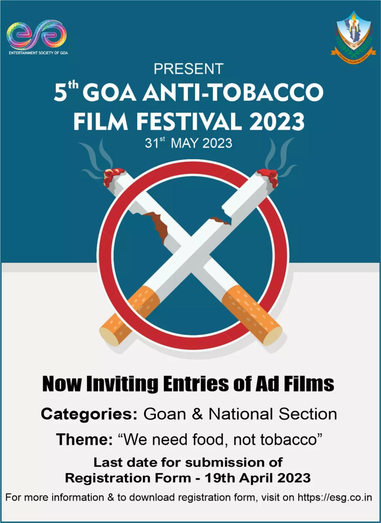 Goa Anti-Tobacco Film Festival 2023 to be held | Events Movie News - Times  of India