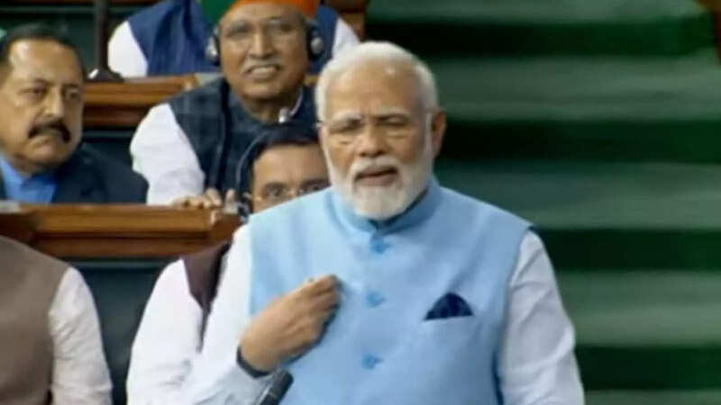 Trust in Modi is not because of TV and newspapers: PM in Lok Sabha