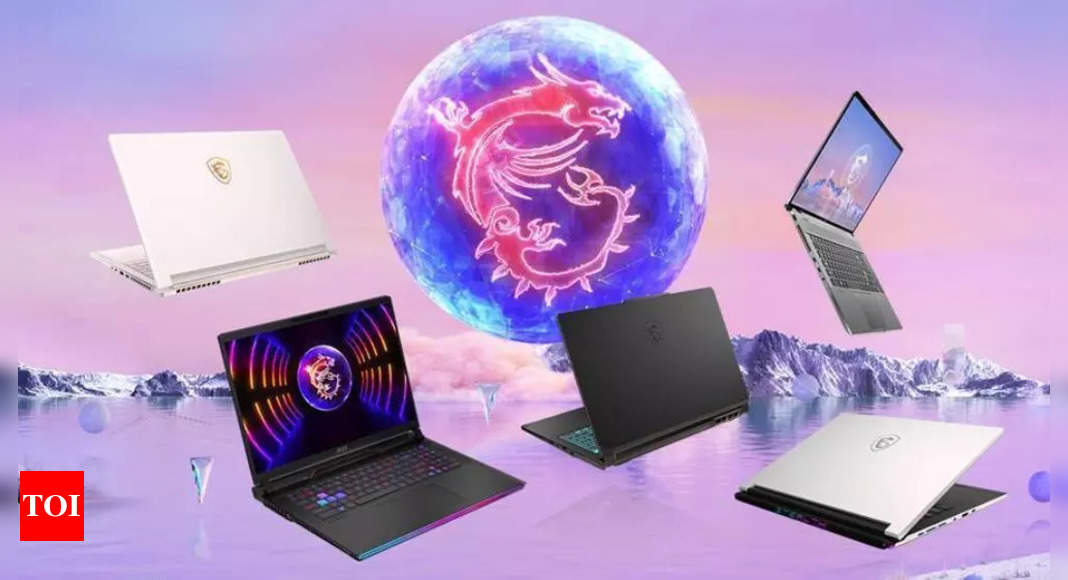 Intel: MSI launches new laptop range with 13th gen Intel processors, Nvidia RTX 40 series GPUs: All the details – Times of India