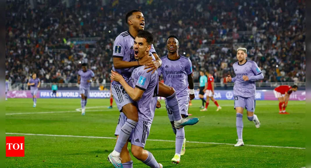 Real Madrid ease past Al Ahly to reach Club World Cup final | Football News – Times of India