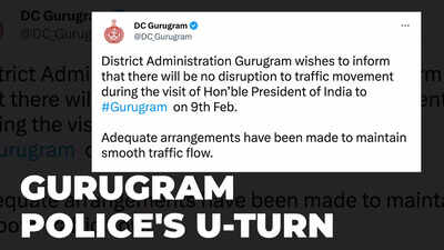 After massive backlash, Gurugram police clarify on traffic restrictions for President Murmu's visit
