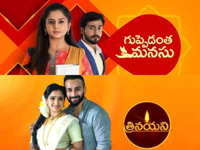 From Guppedantha Manasu to Trinayani: Here's a look at the top 5 TV ...
