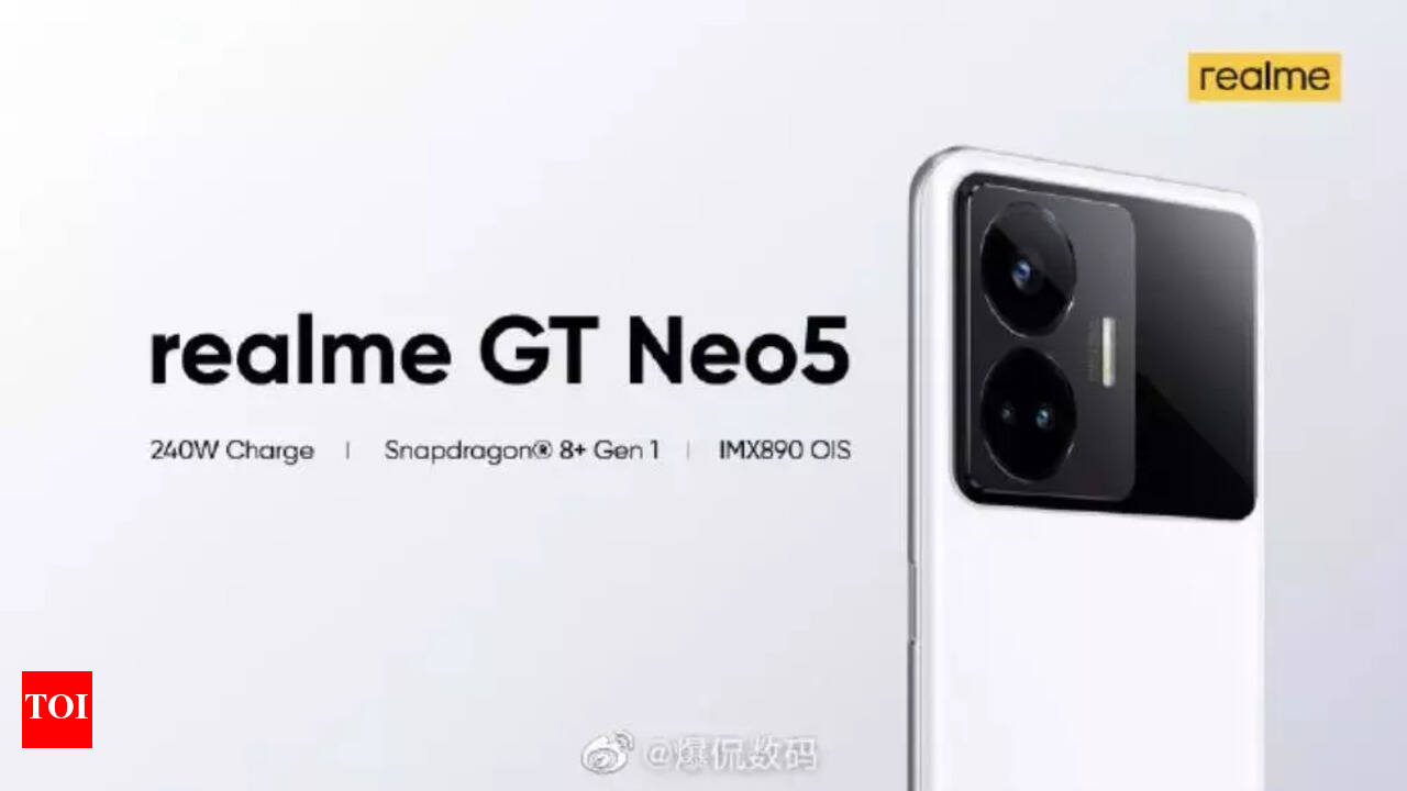 Gt Neo: Realme GT Neo 5 with 240W charging launched in China