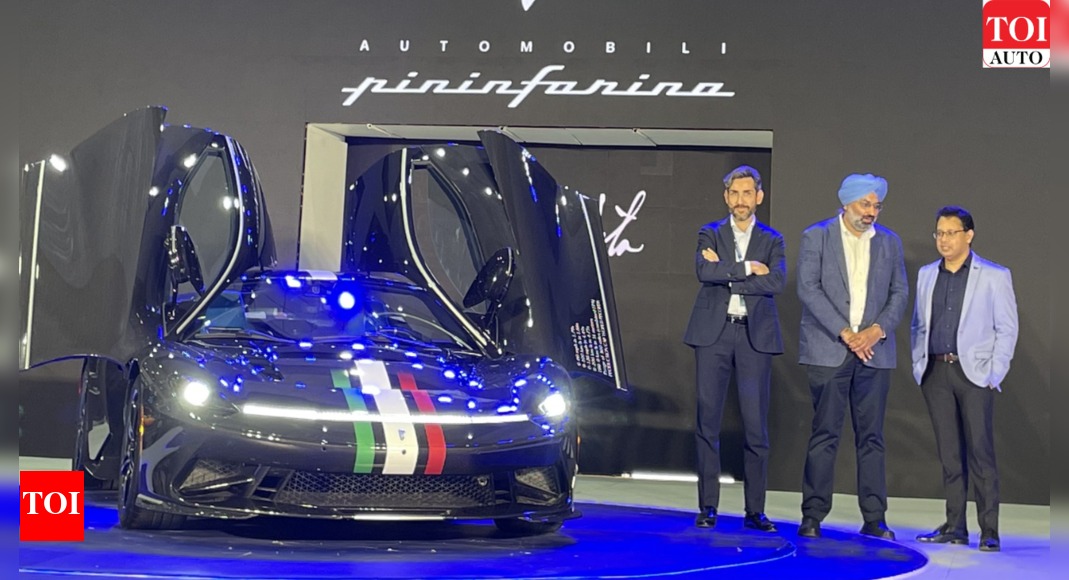 Hyderabad EMotor Show Pininfarina GT Battista electric car unveiled