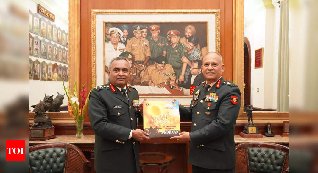 Army chief releases Times Group book on glory of Central Command – Times of India