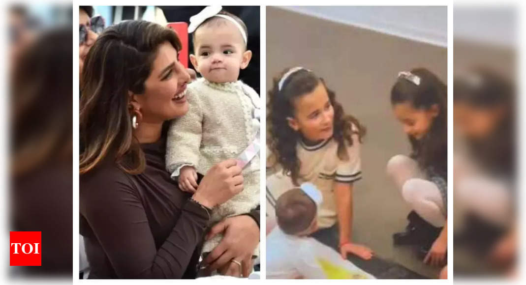 THIS unseen video of Priyanka Chopra and Nick Jonas’ daughter Malti playing with her cousins is too cute to be missed – WATCH – Times of India