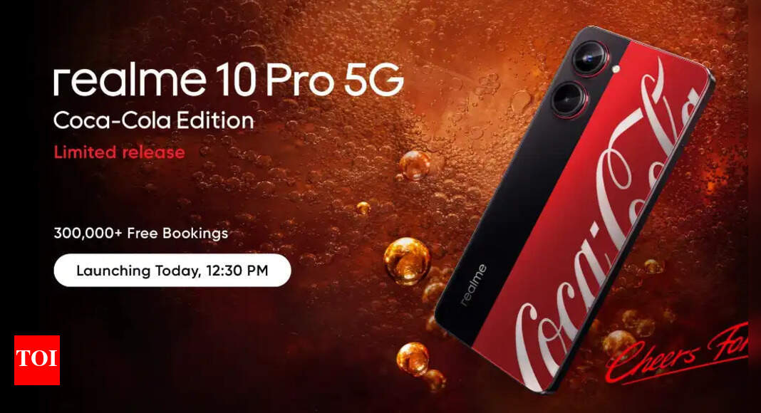 Realme: Realme 10 Pro Coca-Cola edition to launch today in India: All ...