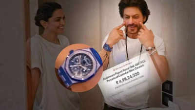Shah Rukh Khan Gets Ready With Deepika Padukone And His Blue