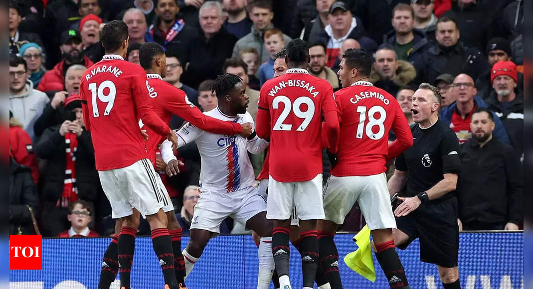 Manchester United, Crystal Palace charged by FA for ‘mass confrontation’ | Football News – Times of India