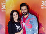 Riteish Deshmukh and Genelia D'Souza celebrate the success of Ved