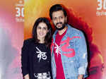 Riteish Deshmukh and Genelia D'Souza celebrate the success of Ved