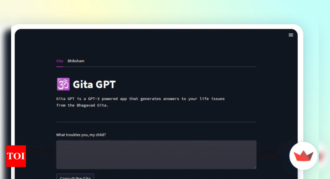 Google engineer develops GitaGPT for those seeking ‘Gita ka gyaan’ – Times of India