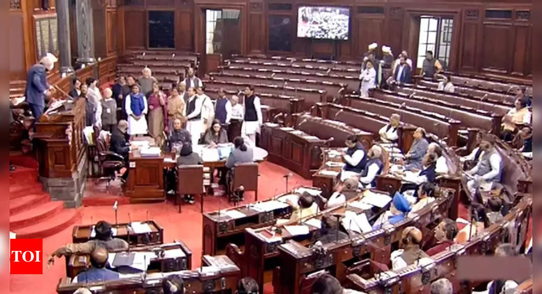 Govt, oppn have fiery exchange in Rajya Sabha over ‘plight of minorities’ | India News – Times of India