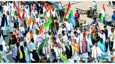 Cong ‘Bharat Jodo Yatra’ enters city from Vaishali, covers 20km in a day