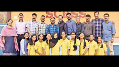Students on cloud nine after AzaadiSAT-2 launch in Andhra Pradesh's Sriharikota