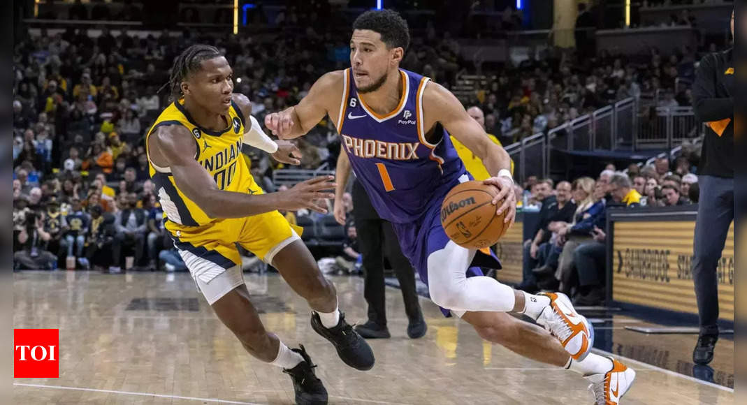 Suns: No Kevin Durant yet, but Devin Booker, Suns skip past Pacers | NBA News – Times of India