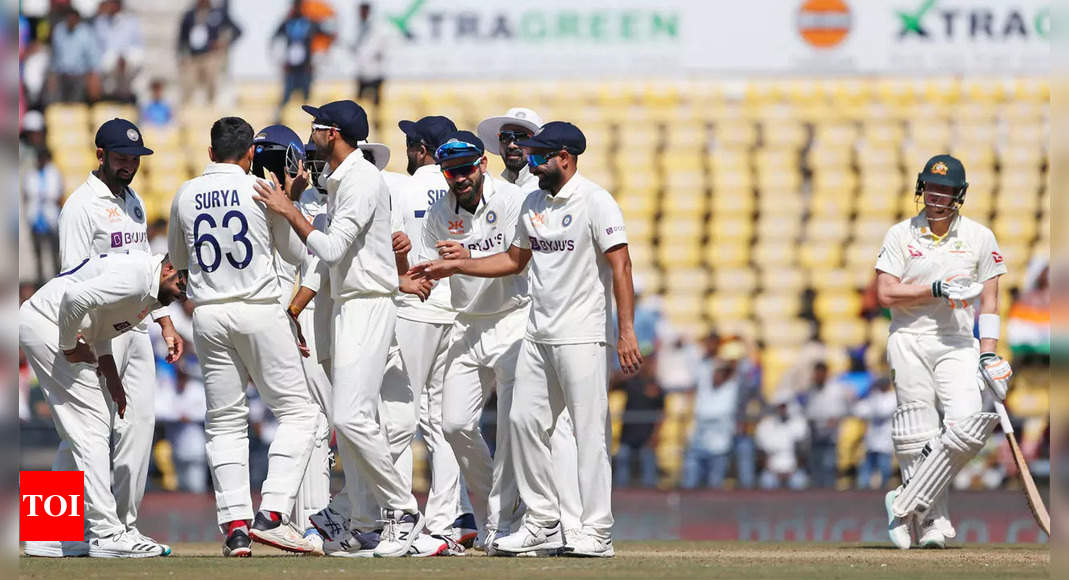 Australia record their lowest score on Indian soil, suffer embarrassing defeat in first Test | Cricket News – Times of India