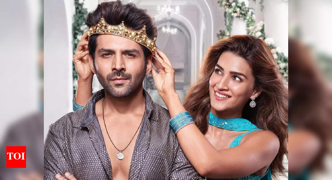Kartik Aaryan and Kriti Sanon unveil new poster of Shehzada featuring ...