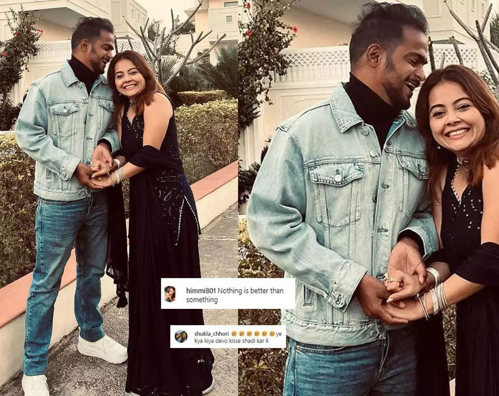 
TROLLED! Devoleena Bhattacharjee drops happy romantic picture with husband Shanwaz Shaikh, netizens say 'Ye kisse shaadi kar li'

