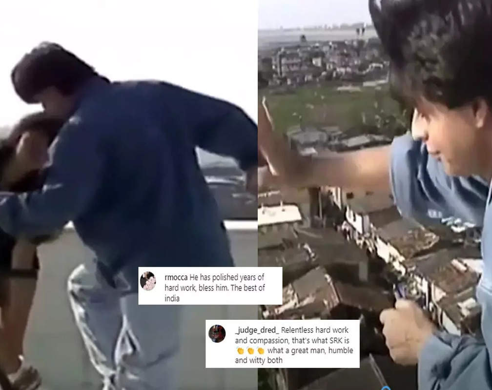 
Throwback! Shah Rukh Khan teaches wife Gauri Khan how to exercise, interacts with fans, drives around Mumbai in this old video. Watch

