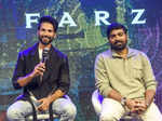 Shahid Kapoor and Vijay Sethupathi arrive in style at the trailer launch of Farzi