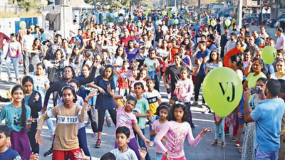 Residents have a gala time at Happy Streets in Pune's Wakad