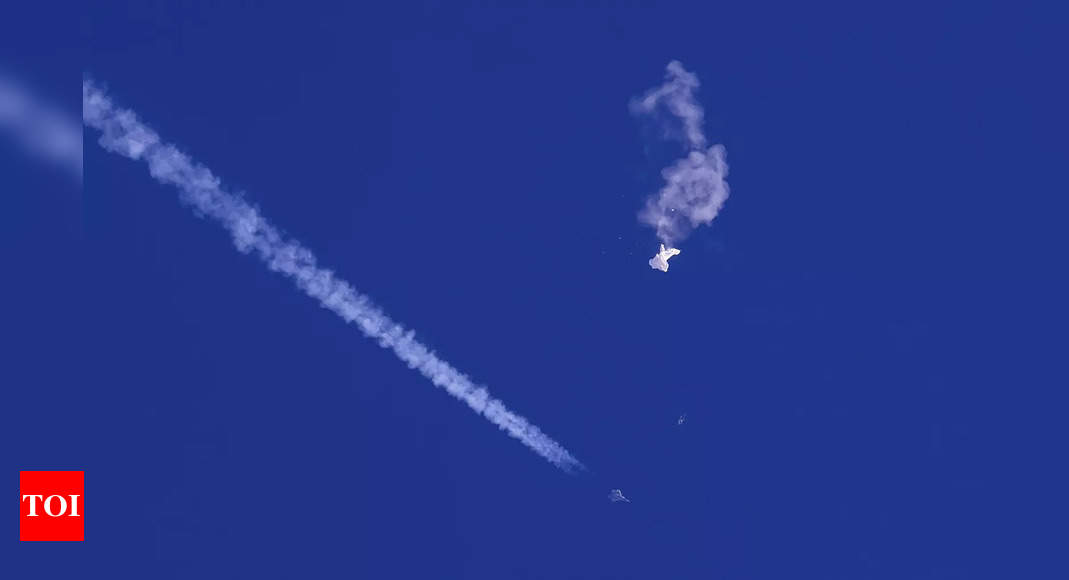 US jets down 4 flying objects in 8 days, unprecedented in peacetime – Times of India