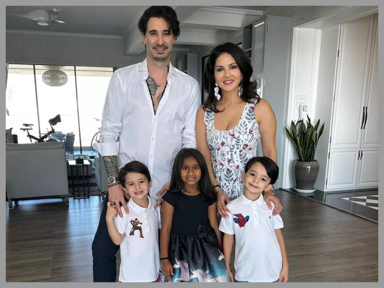 Sunny Leone celebrates birthday of her twin boys Asher and Noah; calls them little angels