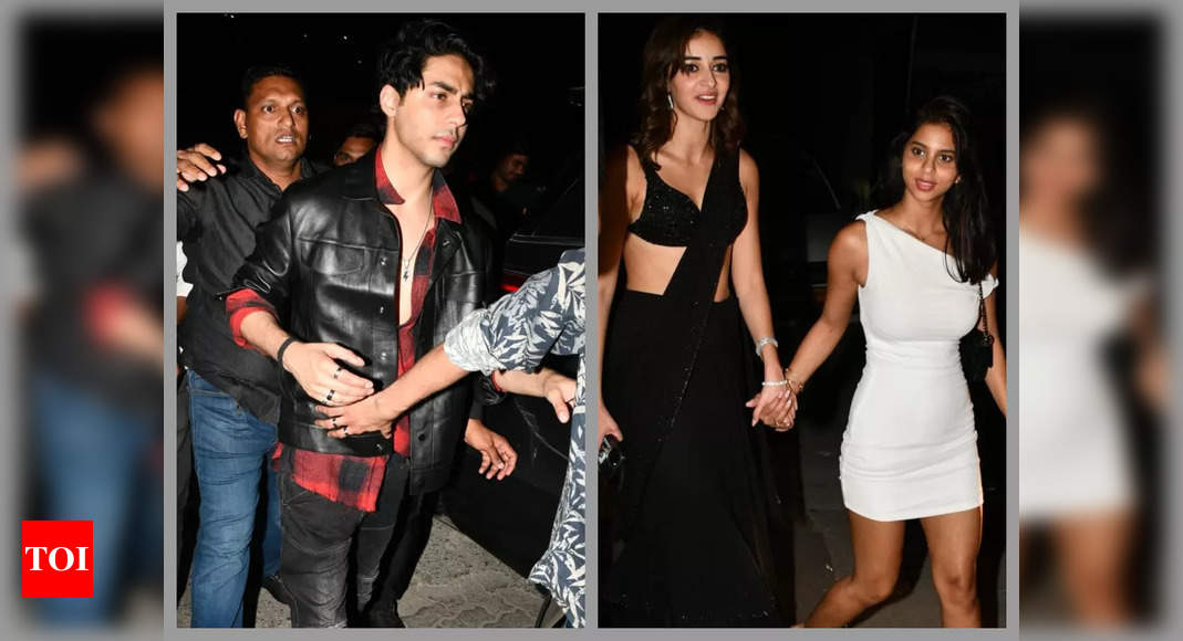 Aryan Khan arrives at a bash in the city with Suhana Khan and Ananya Panday – See inside photos – Times of India