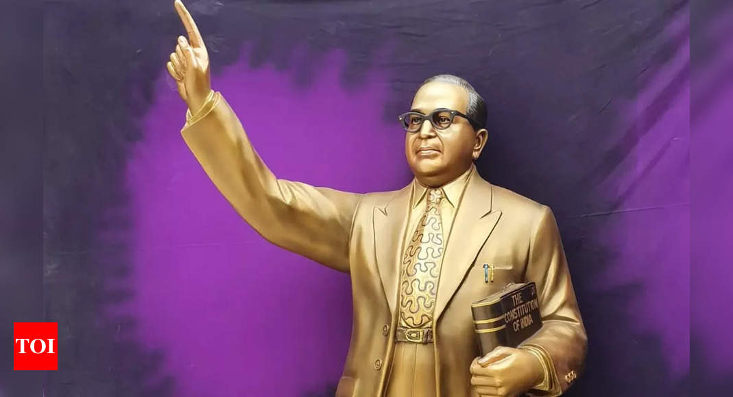 Ambedkar Ambedkar Statue Vandalised In Kannauj Kanpur News Times Of India 