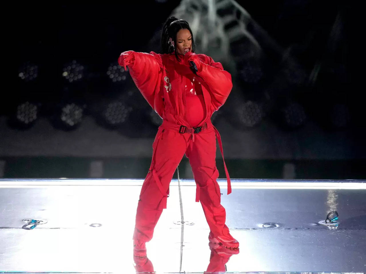 Here's what Rihanna wore at her Super Bowl 2023 halftime show