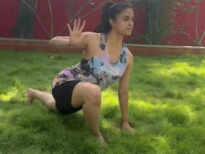 Keerthy Suresh impresses fans with her animal flow yoga